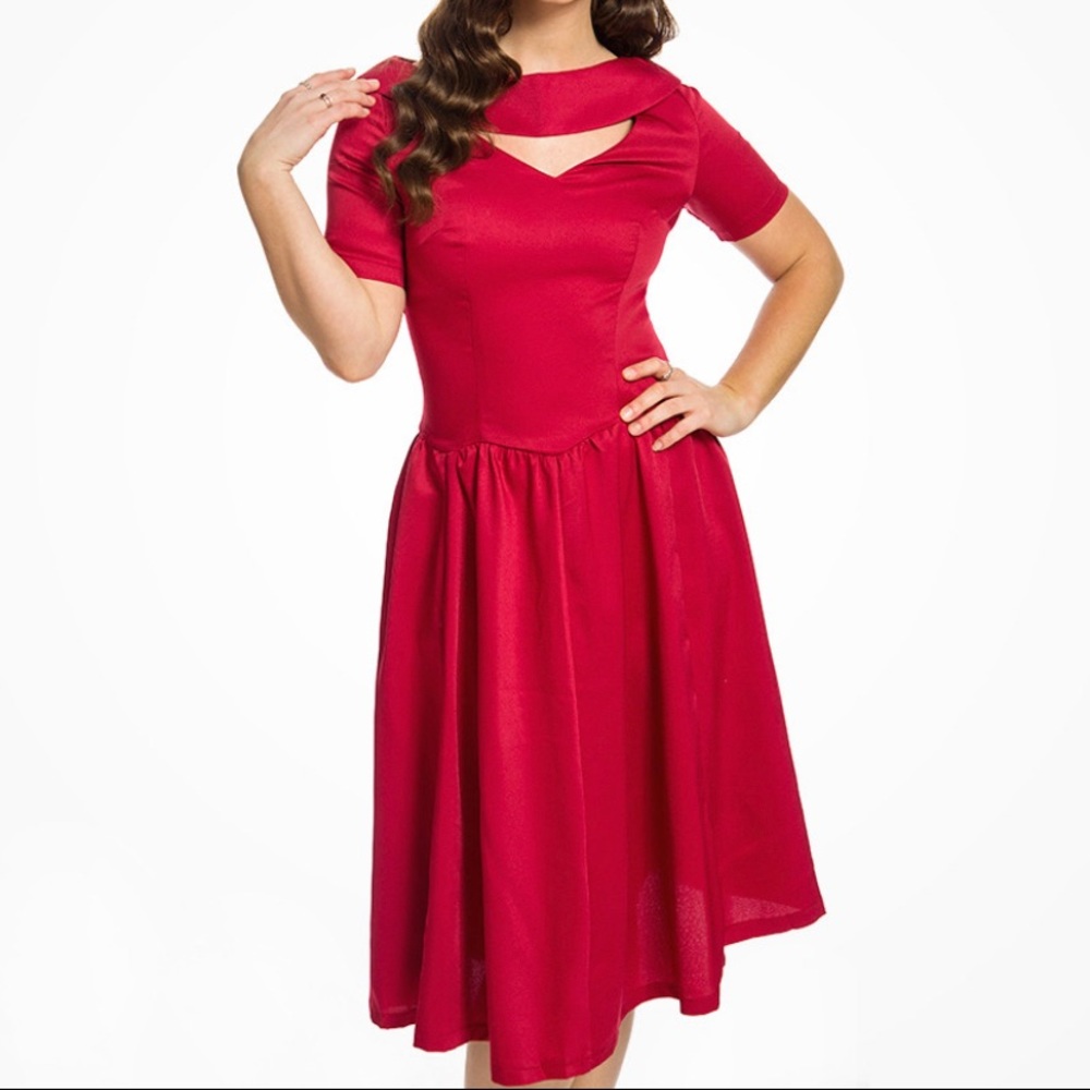 Lindy bop red dress